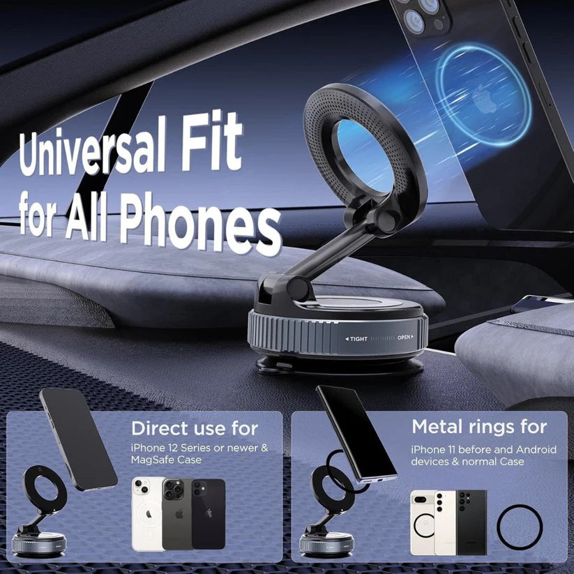 Vacuum Suction Smart Phone Holder - ( SnapPro )