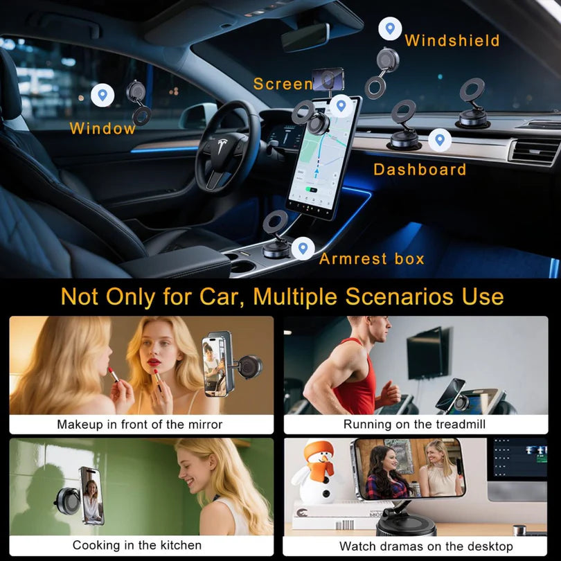 Vacuum Suction Smart Phone Holder - ( SnapPro )