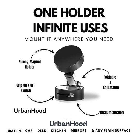 Vacuum Magnetic Suction Phone Holder